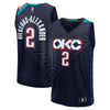 NBA Shai Gilgeous-Alexander Navy Oklahoma City Thunder 2025/26 City Edition Fast Break Jersey